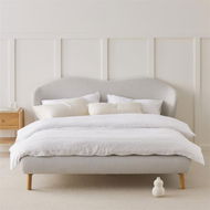 Detailed information about the product Adairs Natural Double Juliette Bed Double Full Bed