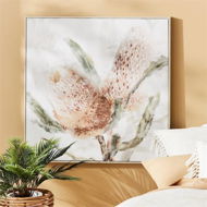 Detailed information about the product Adairs Natural Wall Art Kakadu Natural Banksia Canvas Collection