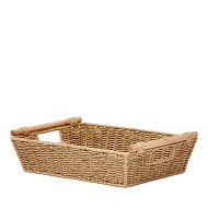 Detailed information about the product Adairs Natural Kendrick Basket Tray L46xW33xH11cm