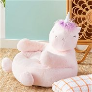Detailed information about the product Adairs Pink Chair Kids Animal Cuddle Chair Pink Unicorn Burst