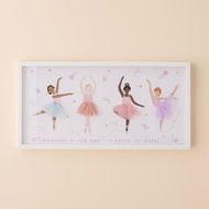 Detailed information about the product Adairs Kids Ballerina Dreams Wall Art (Wall Art)