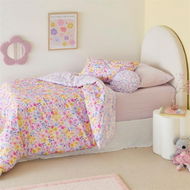 Detailed information about the product Adairs Purple Queen Kids Blossom Dreams Lilac Quilt Cover Set