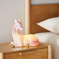 Detailed information about the product Adairs Pink Night Light Kids Blossom Unicorn Night