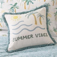 Detailed information about the product Adairs Green Cushion Kids Classic Summer Vibes