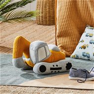 Detailed information about the product Adairs Kids Construction Digger Yellow Knitted Toy (Yellow Toy)