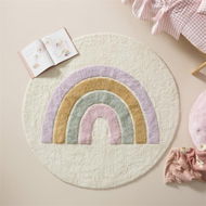 Detailed information about the product Adairs  Rug Kids Decorative Rainbow Rug