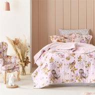 Detailed information about the product Adairs Pink Large Kids Fleur Harris Large Pink Woodlands Coverlet