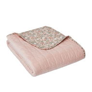 Detailed information about the product Adairs Kids Florence Mulberry Coverlet - Pink (Pink Large)