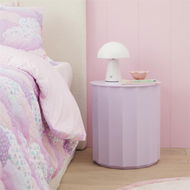 Detailed information about the product Adairs Kids Frankie Lilac Side Table - Purple (Purple Side Table)