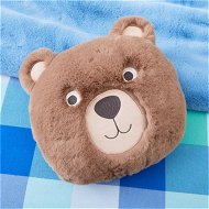 Detailed information about the product Adairs Kids Grizzly Bear Classic Cushion - Brown (Brown Cushion)