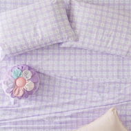 Detailed information about the product Adairs Kids Heirloom Ida Floral Violet Sheet Set - Purple (Purple King Single)