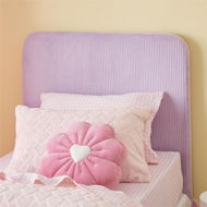 Detailed information about the product Adairs Kids Kai Lilac Cord Bedhead - Purple (Purple Double)