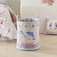 Detailed information about the product Adairs Blue Kids Karina Jambrak Dolphin Dance Printed Basket