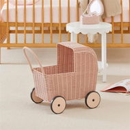 Detailed information about the product Adairs Kids Katie's Doll Play Pram - Pink (Pink Toy)