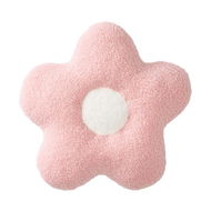 Detailed information about the product Adairs Kids Kids Boucle Cushions Candy Pink Sweet Flower (Pink Cushion)