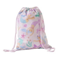 Detailed information about the product Adairs Pink Kids Mermaid Dreams Terry Beach Bag