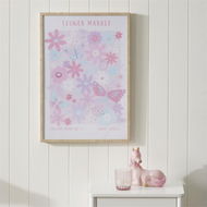 Detailed information about the product Adairs Pink Wall Art Kids Let It Bloom Wall Art Pink