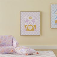 Detailed information about the product Adairs Lilac Kids Palm Wall Art