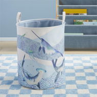 Detailed information about the product Adairs Kids Make A Splash Printed Basket - Blue (Blue Basket)