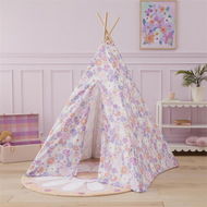 Detailed information about the product Adairs Kids Marni Floral Teepee - Purple (Purple Unknown)