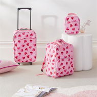 Detailed information about the product Adairs Pink Kids On The Go Sweet Hearts Bag Collection Backpack