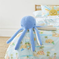 Detailed information about the product Adairs Blue Cushion Kids Orlando the Octopus Classic