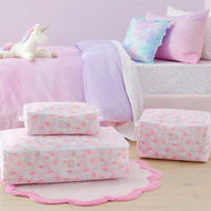 Detailed information about the product Adairs Kids Polly Floral Storage Bag - Pink (Pink Small)