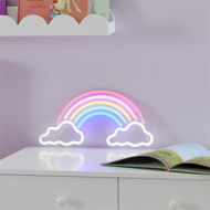Detailed information about the product Adairs Kids Rainbow Neon Light - Pink (Pink Light)