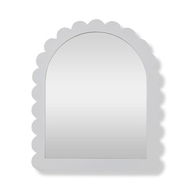 Detailed information about the product Adairs Kids Sadie Scallop White Mirror (White Mirror)