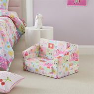 Detailed information about the product Adairs Pink Flip Out Sofa Kids Shine Your Way Flip Out Sofa Pink