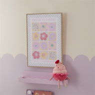 Detailed information about the product Adairs Kids Summer Floral Wall Art - Pink (Pink Wall Art)