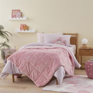 Detailed information about the product Adairs Kids Super Cuddly Candy Pink Blanket (Pink Blanket)