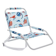 Detailed information about the product Adairs Blue Beach Chair Kids Surfing Dinos Kids Beach Chairs Blue