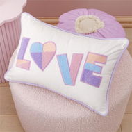 Detailed information about the product Adairs Kids Tufted Love Classic Cushion (Cushion)