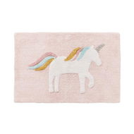 Detailed information about the product Adairs Pink Bath Mat Kids Unicorn Pink Bath Mat