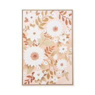 Detailed information about the product Adairs Kinfolk Spring Flowers Canvas - Natural (Natural Wall Art)