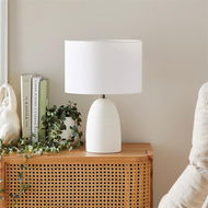 Detailed information about the product Adairs Kodu White Table Light (White Table Lamp)