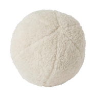 Detailed information about the product Adairs Kyrie Natural Fleece Ball Cushion (Natural Cushion)