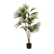 Detailed information about the product Adairs Green Faux Plant Lady Potted Palm 120cm