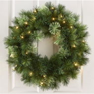 Detailed information about the product Adairs Green Wreath LED Small Green