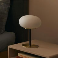 Detailed information about the product Adairs Lido Black & Gold Table Light - White (White Table Light)