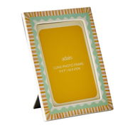 Detailed information about the product Adairs Orange Frame Luna Dolce Vita Photo Frame Orange