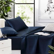 Detailed information about the product Adairs Luxury Collection 1000TC Royal Navy Sheet Set - Blue (Blue Double)