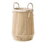 Detailed information about the product Adairs Natural Large Basket Lyon Linen Storage Baskets Natural