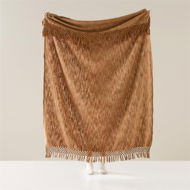 Detailed information about the product Adairs Orange Throw Macrame Knot Spices Marle
