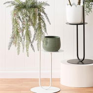 Detailed information about the product Adairs White Plant Stand Madrid Plant Stand White