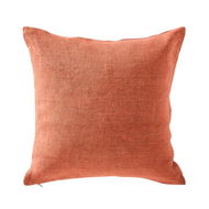 Detailed information about the product Adairs Red Malmo Rust Linen Cushion