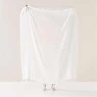 Detailed information about the product Adairs White Throw Malmo Linen