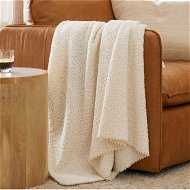 Detailed information about the product Adairs Natural Manhattan Boucle Throw