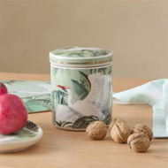 Detailed information about the product Adairs Margot Sage Canister - Green (Green Canister)